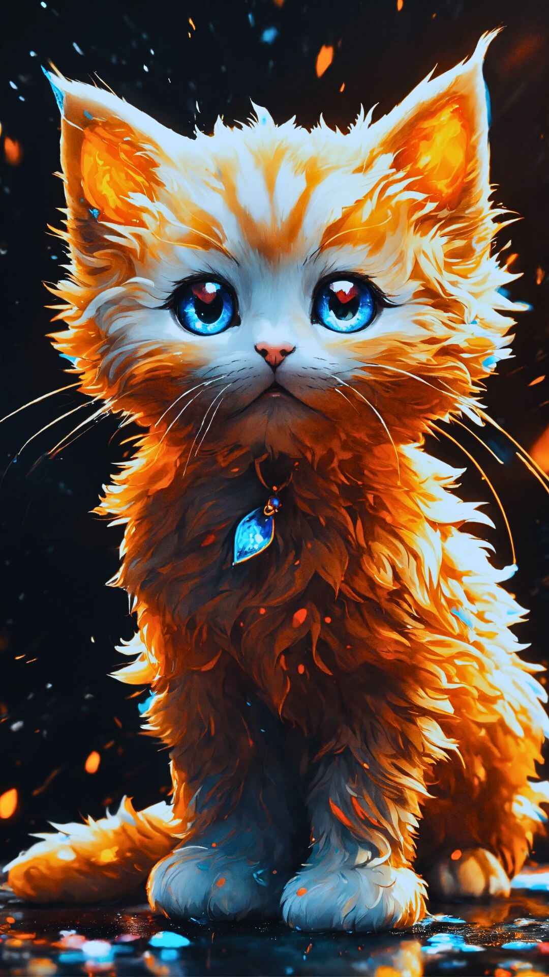 Cat iPhone 12 Wallpaper