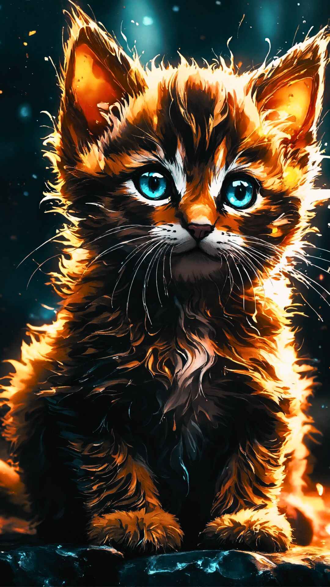 Cat iPhone 13 Wallpaper