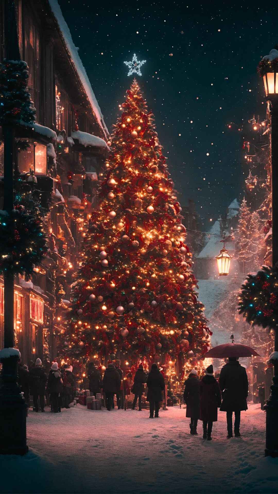 Christmas Lights Wallpaper 4K For Mobile