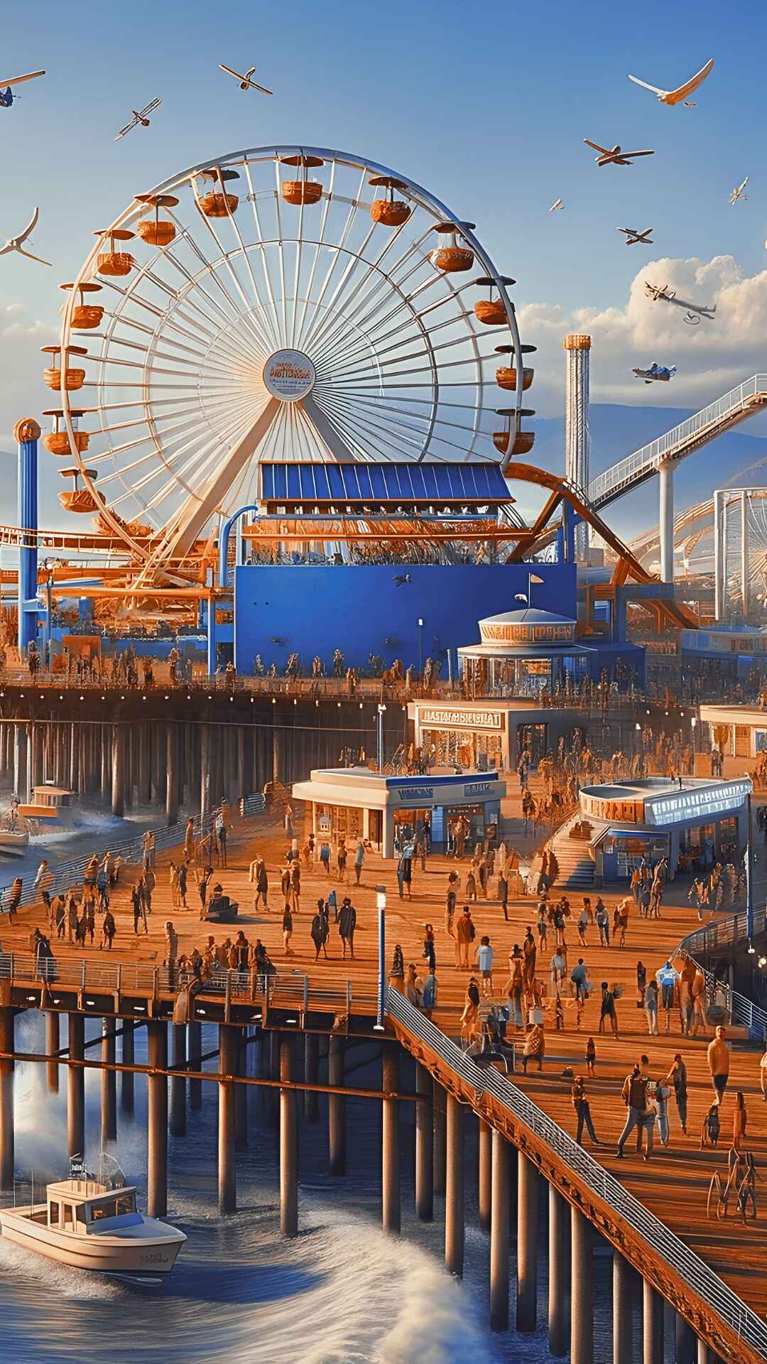 Santa Monica Pier Wallpaper HD